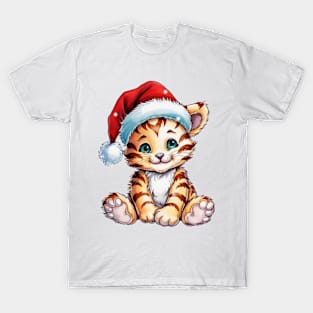 Christmas Tiger T-Shirt